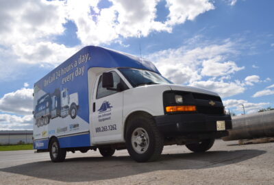 Joe Johnson Equipment on call service truck